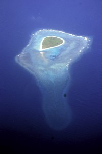 An aerial view shows an islet in the disputed Spratly Group of Islands, in the West Philippine Sea. INQUIRER FILE PHOTO