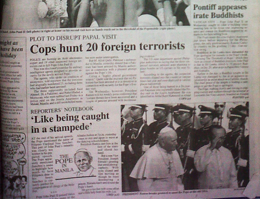INQStory Reporters Notebook Pope John Paul II Papal Visit Philippines