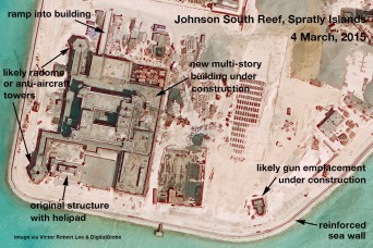 In Photos China S Construction Of Military Bases In Spratlys Global News