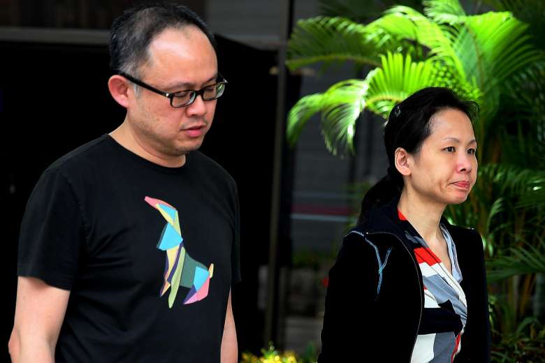  Lim Choon Hong (left) and his wife Chong Sui Foon pleaded guilty to charges of failing to provide their maid with adequate food. THE STRAITS TIMES/ASIA NEWS NETWORK PHOTO/WONG KWAI CHOW