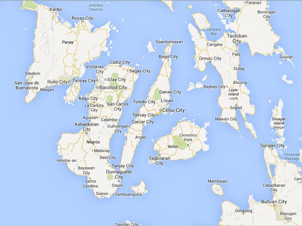 cebu-map daanbantayan inquirer