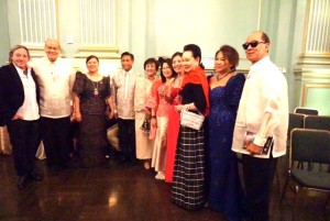 ConGen and Mrs. Bensurto with Cecile Licad and guests
