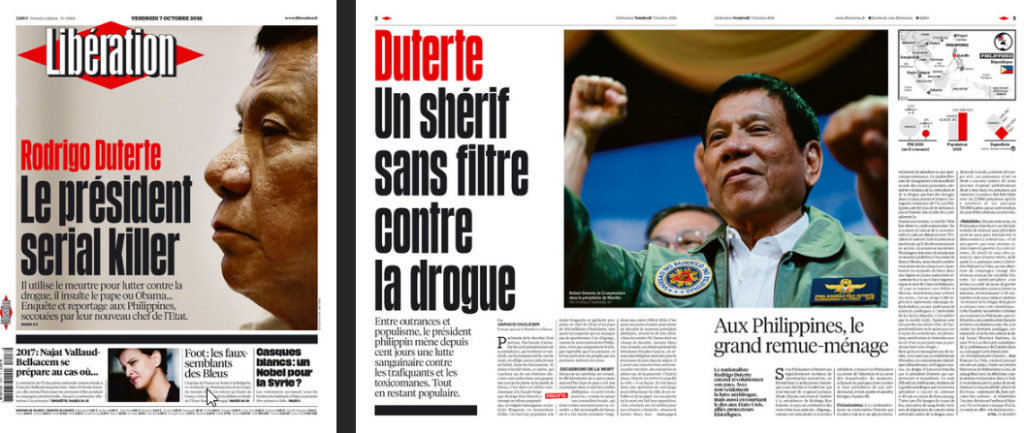 French paper banners Duterte as ‘serial killer president’
