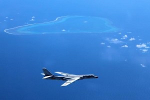 Chinese H-6K bomber patrolling the South China Sea
