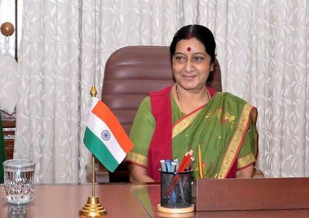 Susha Swaraj in office