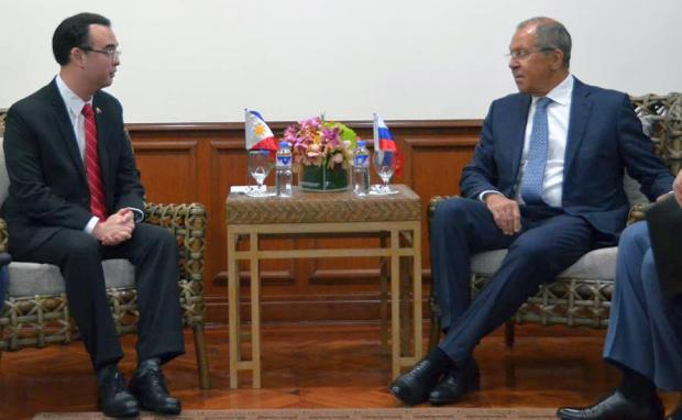Alan Peter Cayetano and Sergey Lavrov - Asean - 7 August 2017