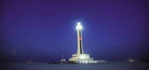 CHINESE LIGHT China opens its lighthouse on Zamora (Subi) Reef on Tuesday. AP/XINHUA