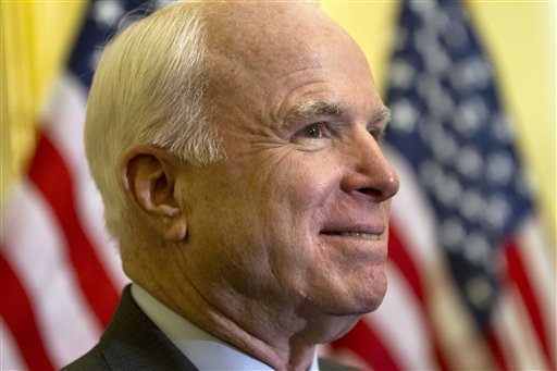 Senator John McCain AP FILE PHOTO