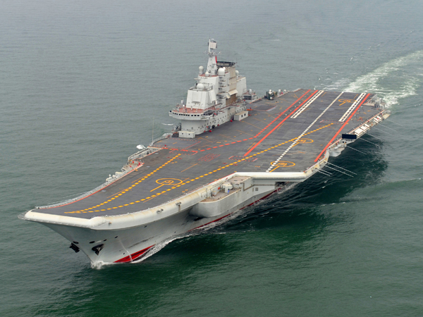 China aircraft carrier Liaoning