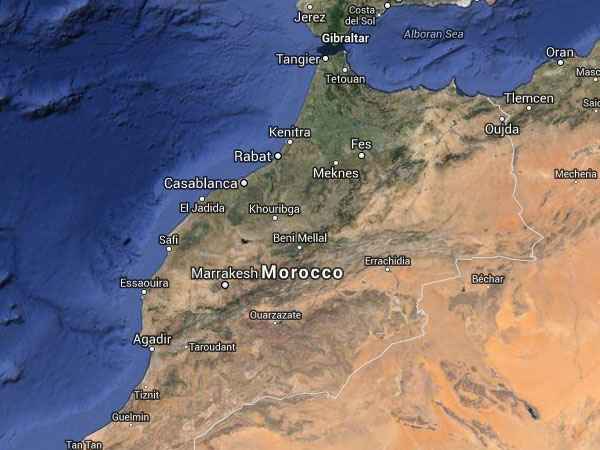 Morocco Map 