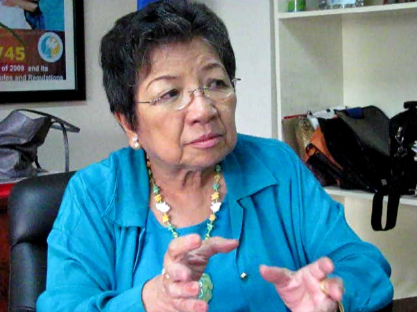 FILE Commission on Human Rights chair Loretta Ann Rosales INQUIRER.net FILE PHOTO