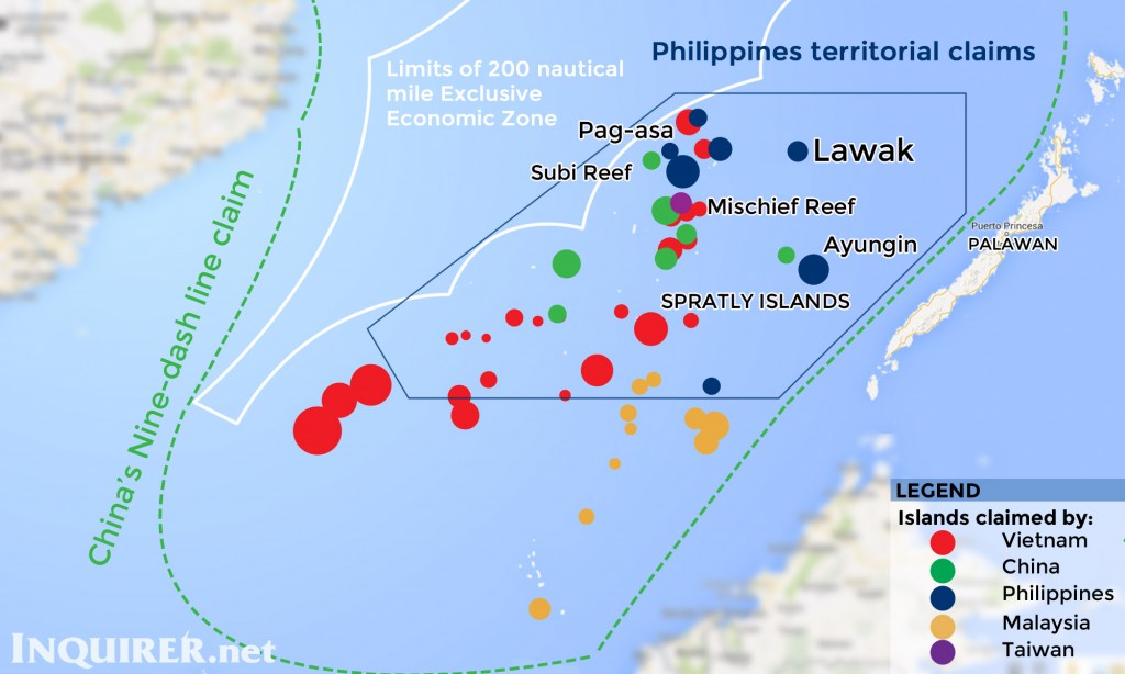 Island Dispute of Philippines China Vietnam Malaysia Taiwan