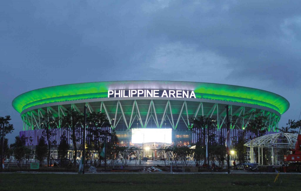 A ROUND OF APPLAUSE The Philippine Arena, 50-hectare complex called Ciudad de Victoria or City of Victory, in Bocaue town, Bulacan province, a domed indoor arena, is the centerpiece of the centennial projects of the Iglesia Ni Cristo (INC) for its grand celebration on July 27. All is set for its inauguration tomorrow, to be led by INC executive minister Eduardo V. Manalo. EDWIN BACASMAS 