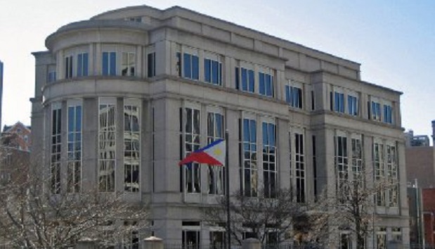 Facade of the Embassy of the Philippines, Washington, DC. Source: Official Facebook account of Embassy of the Philippines in the United States