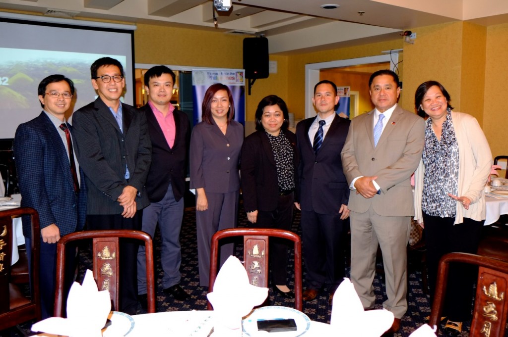 Philippine Department of Tourism Officers with GTT International/Majestic Holidays Officers at the Philippine Product Presentation held at the Hongkong Flower Lounge in Millbrae, California last November 5.  CONTRIBUTED PHOTOS