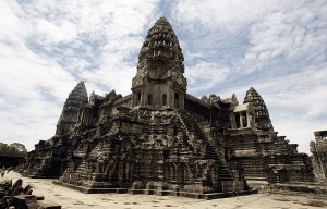 In this photo taken on June 28, 2012, Cambodia’s famed Angkor Wat temples complex stands in Siem Reap province, some 230 kilometers (143 miles) northwest Phnom Penh, Cambodia.  AP FILE PHOTO 
