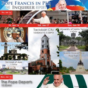 pope francis schedule