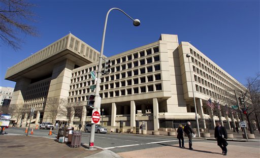 The Federal Bureau of Investigation (FBI) headquarters in Washington. AP