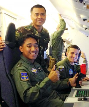 Members of the Philippine air force and Philippine navy recently participated in a familiarization flight on the P-8A Poseidon during a professional knowledge exchange with Patrol Squadron (VP) 45./ US 7TH FLEET