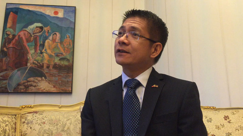 Philippine Ambassador to Malaysia Eduardo Malaya. Photo by Kristine Angeli Sabillo/INQUIRER.net