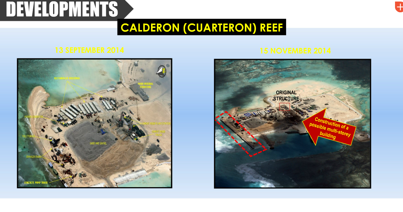 west philippine sea china reclamation 12