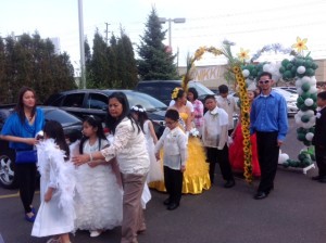 Angels, sagalas, and konsortes are all set for Flores de Mayo at St. Paschal Baylon parish in Thornhill, Ontario