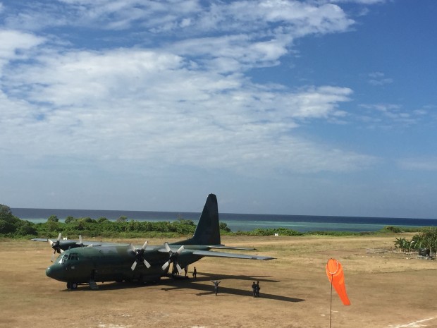 C130 plane lands on Pag-asa's Rancudo airfield. FILE Photo