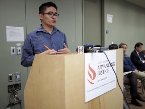 Anthony Ng, Advancing Justic-LA immigrants rights policy advocate.  Contributed photo