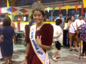 Miss Manila 2015 Clarise Capunitan graced the Philippine pavilion, Carabram