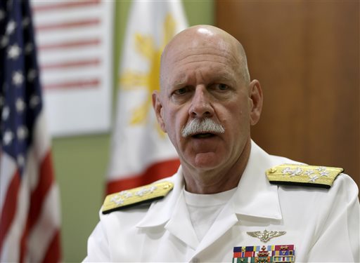 US Pacific Fleet Commander Adm. Scott Swift. AP FILE PHOTO
