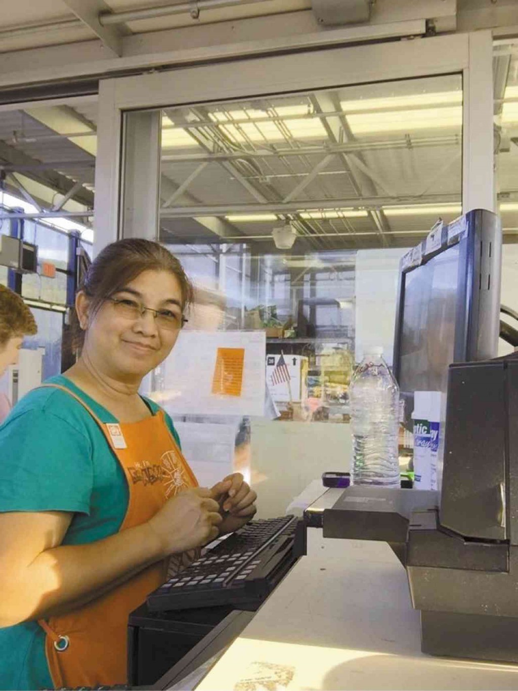 CAREER SHIFT Emma Hernandez Baltazar is now a sales associate in Home Depot after her stint as a physical education teacher in several New York City middle schools. She says, “What is important is we are happy in what we are doing.”  