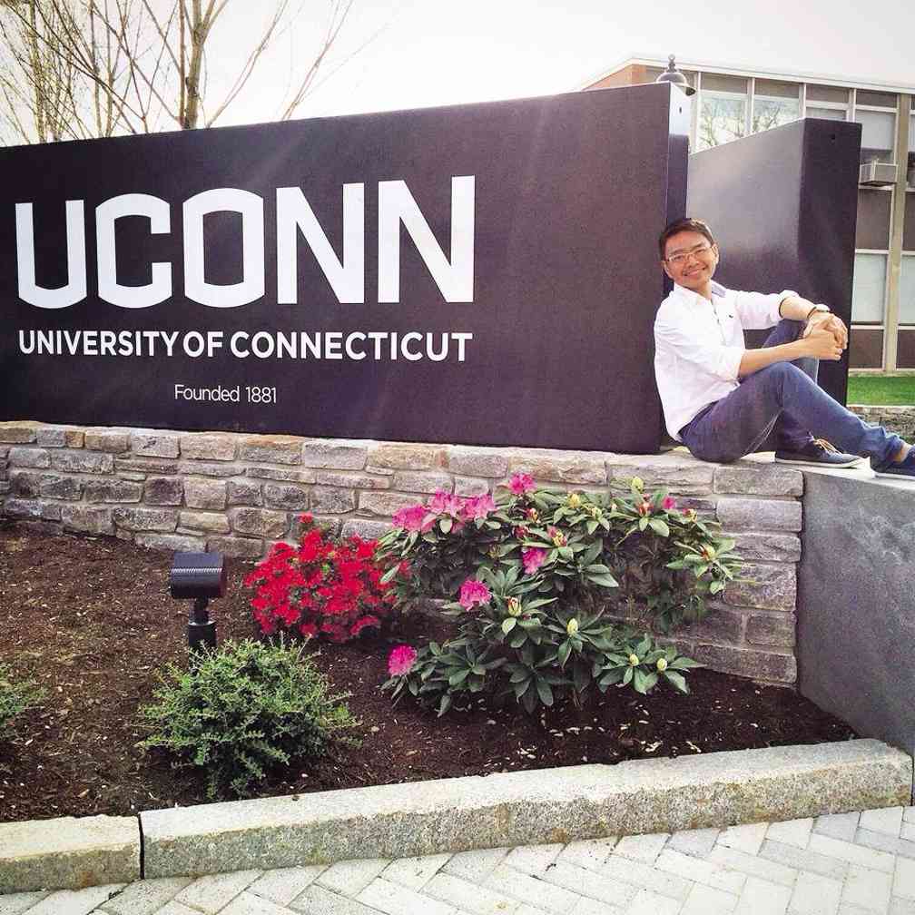 POSTGRADUATE HIGH Raven Ong at the University of Connecticut where he is currently finishing his master’s degree in design. 