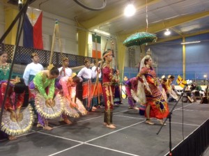 The Singkil, a regal Maranao dance, as performed by members of the Fiesta Filipina Dance Troupe of Canada