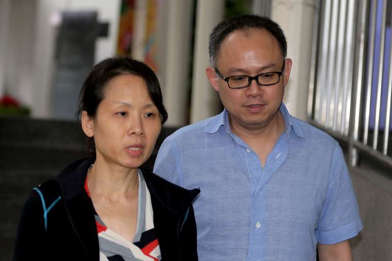 Businessman Lim Choon Hong and his wife Chong Sui Foon (above) face charges of failing to provide their maid Thelma Oyasan Gawidan with adequate food, contravening the Employment of Foreign Manpower (Work Passes) Regulations 2012. According to the law, employers have to pay for their helpers' food. THE STRAITS TIMES