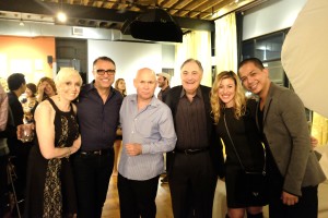 The Lucie Awards Team headed by its founder Hossein Farmani with Steve McCurry and Barton Silverman in the middle and Ruston Banal on the far right