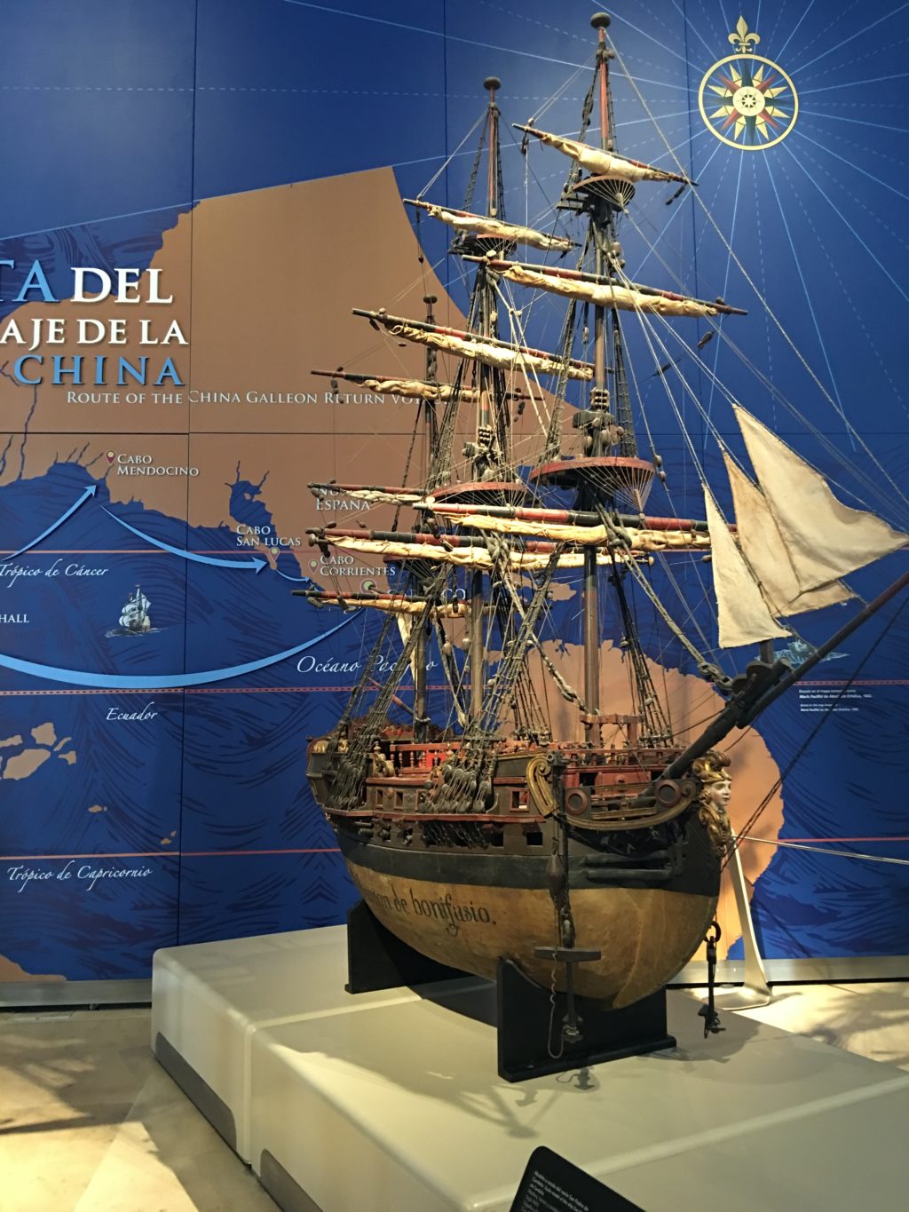 AMINIATURE galleon is one of the items at the Museo Internacional del Barroco in Puebla City, Mexico, which prominently features Philippine colonial history and its role in the galleon trade. TARRA QUISMUNDO