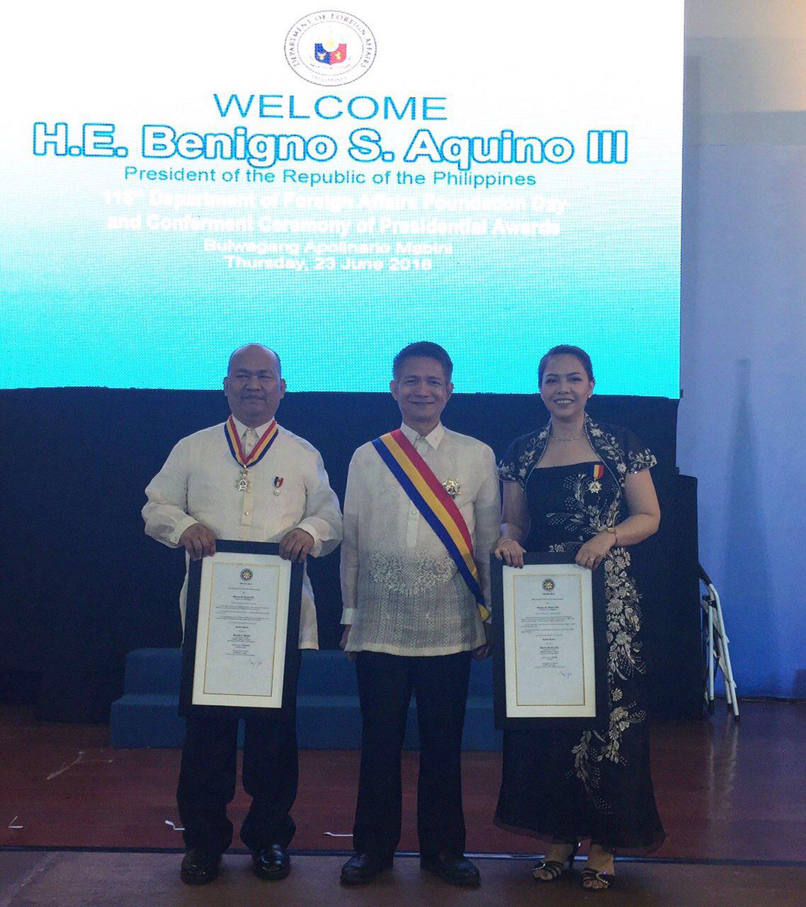 Philippine Ambassador to Malaysia Eduardo Malaya Gawad Mabini Alternative Learning Center