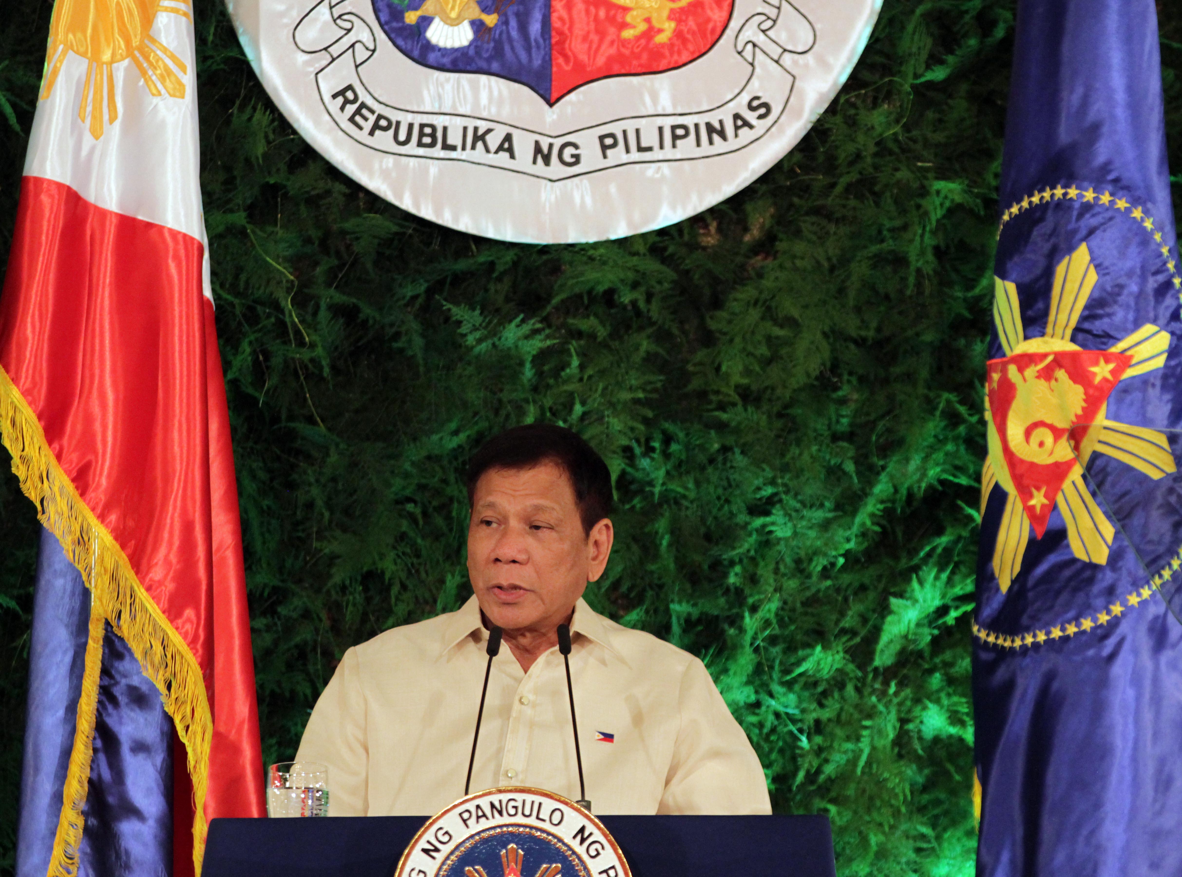 President Rodrigo Roa-Duterte. FILE PHOTO
