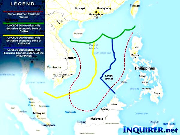 South-China-Sea West Philippine Sea dispute inquirer photo