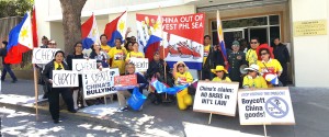 picket at consulate