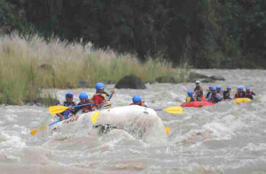 Water rafting along the Chico River (INQUIRER FILE PHOTO)