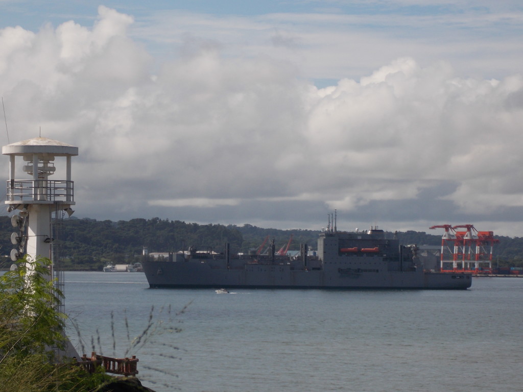 USNS Washington Chambers. USNS Washington Chambers (T-AKE-11) docks at the Alava Pier inside the Subic Bay Freeport for a routine port call. Three more US ships- USNS Millinocket (T-EPF-3), USNS Bowditch (T-AGS 62) and USS Frank Cable (AS-40) - arrived in Subic Bay ahead of the scheduled military exercise called Philippines Amphibious Landing Exercise (Phiblex 33). between American and Filipino troops. (PHOTO BY ALLAN MACATUNO/ INQUIRER CENTRAL LUZON)