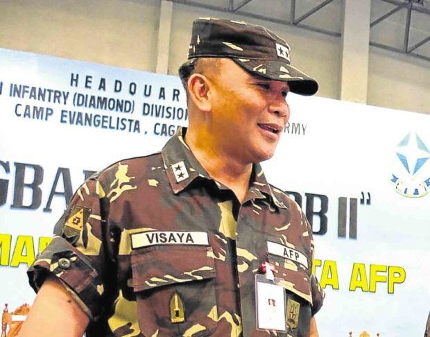 Armed Forces of the Philippines (AFP) Chief of Staff Lt. Gen. Ricardo Visaya