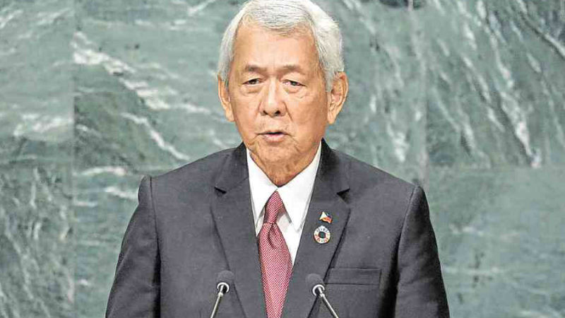 Foreign Affairs Perfecto Yasay Jr. AFP FILE PHOTO
