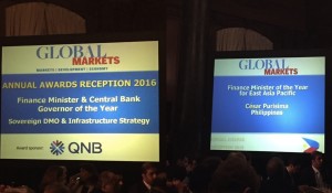 Global Markets Finance Minister of the Year