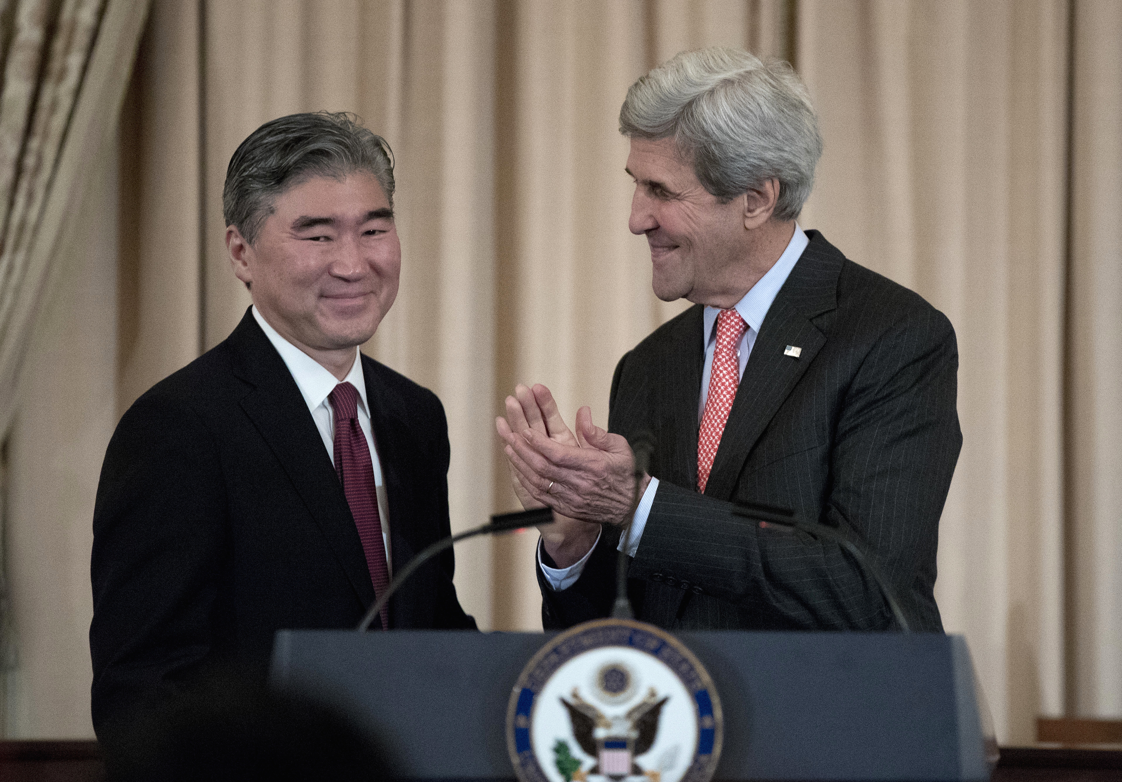 John Kerry, Sung Kim
