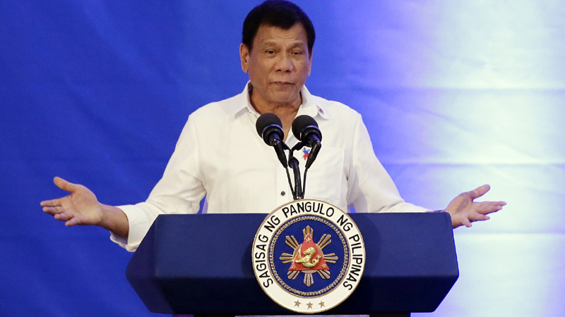 Philippine President Rodrigo Duterte (AP Photo/Aaron Favila)