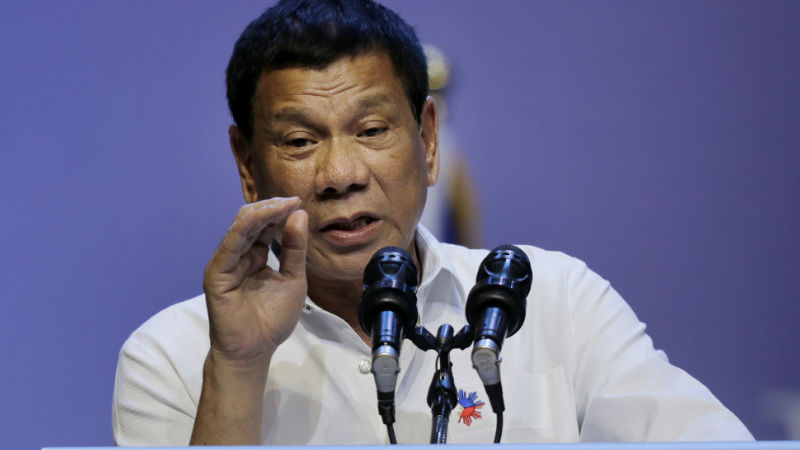 Philippine President Rodrigo Duterte AP Photo/Wong Maye-E