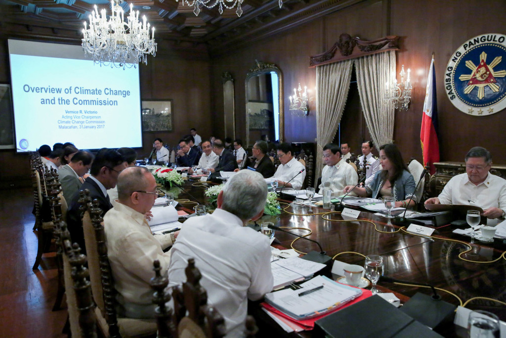 Duterte Climate Change Commission Board Meeting