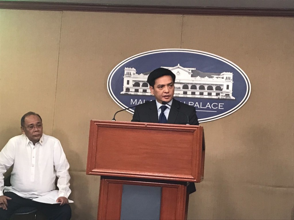Foreign Affairs spokesman Charles Jose talks about the details of President Rodrigo Duterte's upcoming visits to Myanmar and Thailand. NESTOR CORRALES/INQUIRER.net